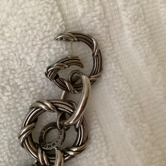 Peter Thomas Roth Signature Classic Sterling Silver Link Bracelet SZ M - Picture 11 of 16